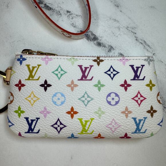 Louis Vuitton Murakami Multicolor Phone Holder LV X TM Pouch Rare 2025 New - Picture 4 of 13